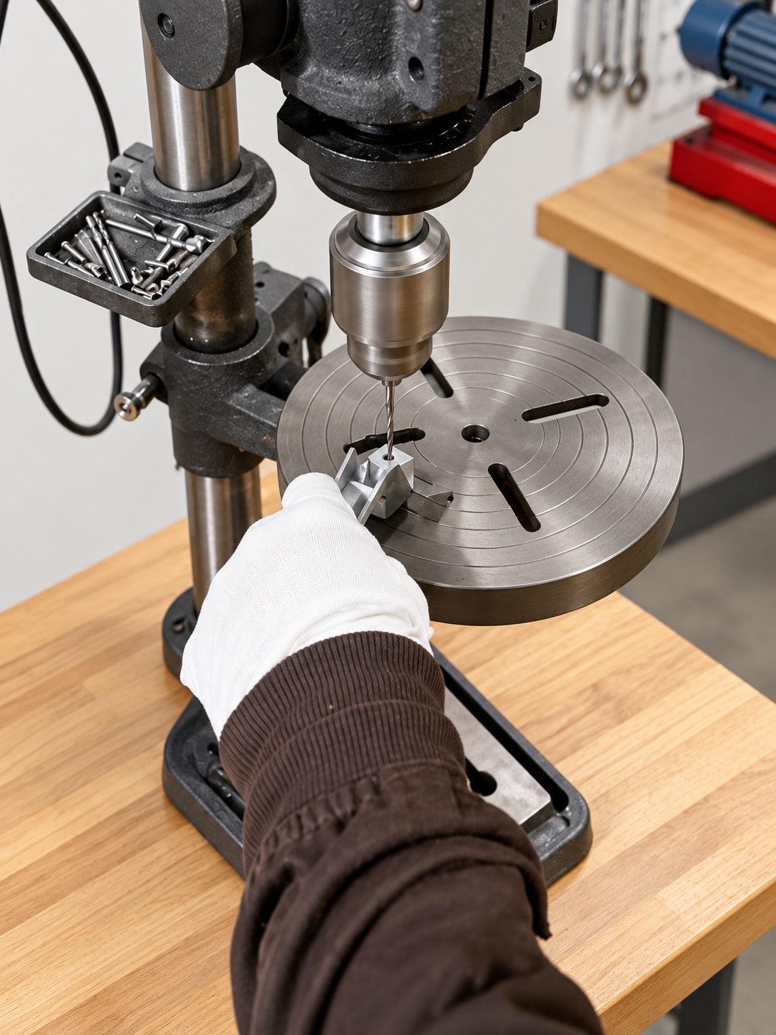 Component drilling